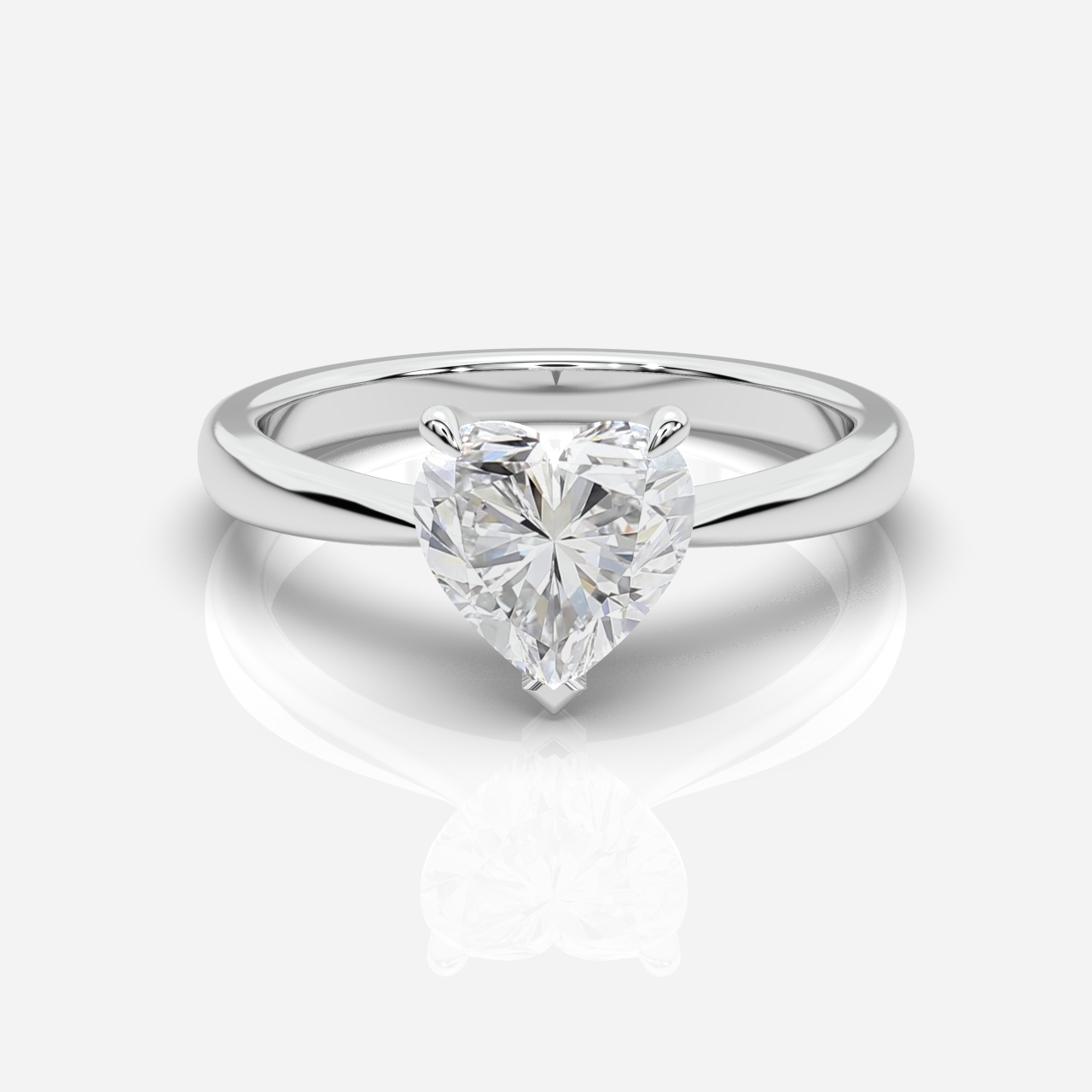 Ava Solitaire Heart